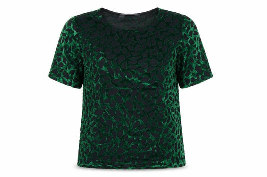 Dorothy Perkins Womens Green   Basic T-Shirt Size 8