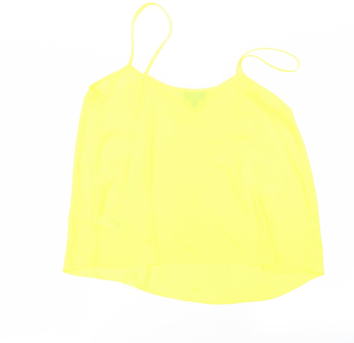 Topshop Womens Yellow   Basic Blouse Size 10