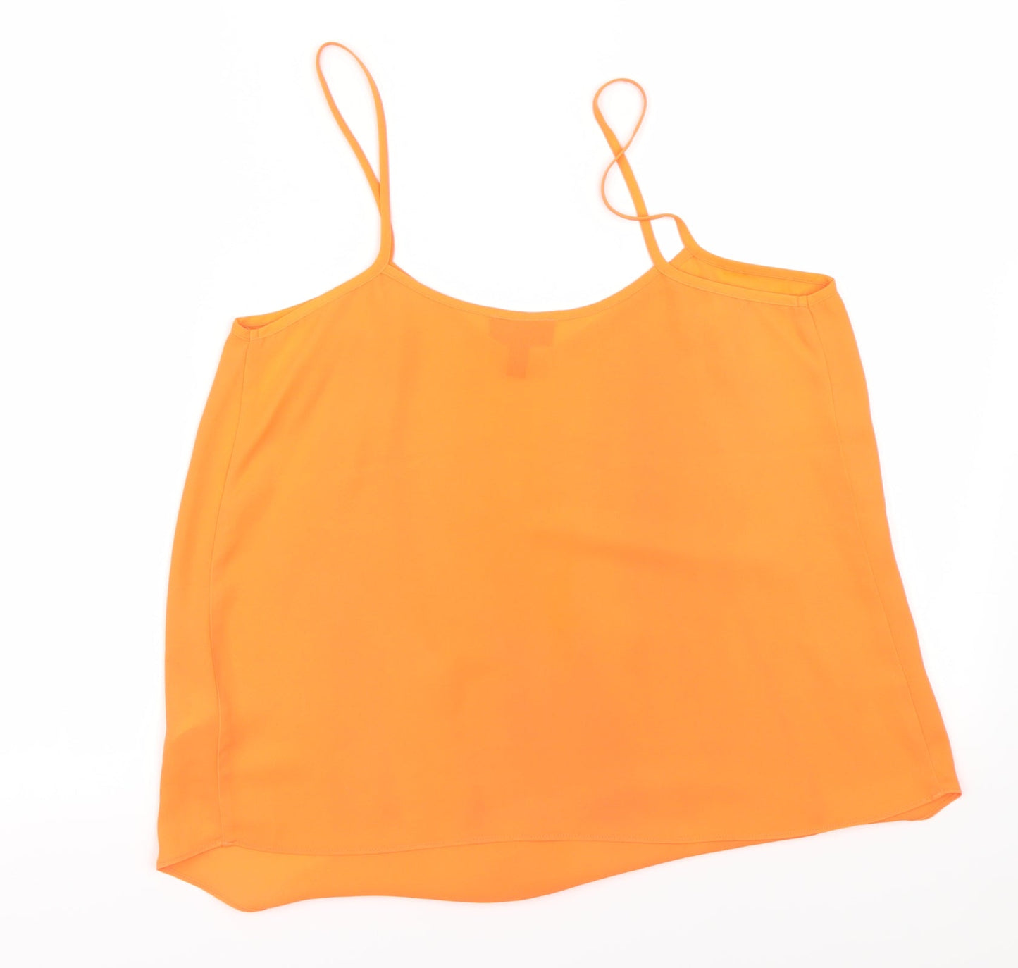 Topshop Womens Orange   Basic Blouse Size 10
