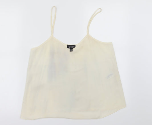Topshop Womens Ivory   Basic Blouse Size 10