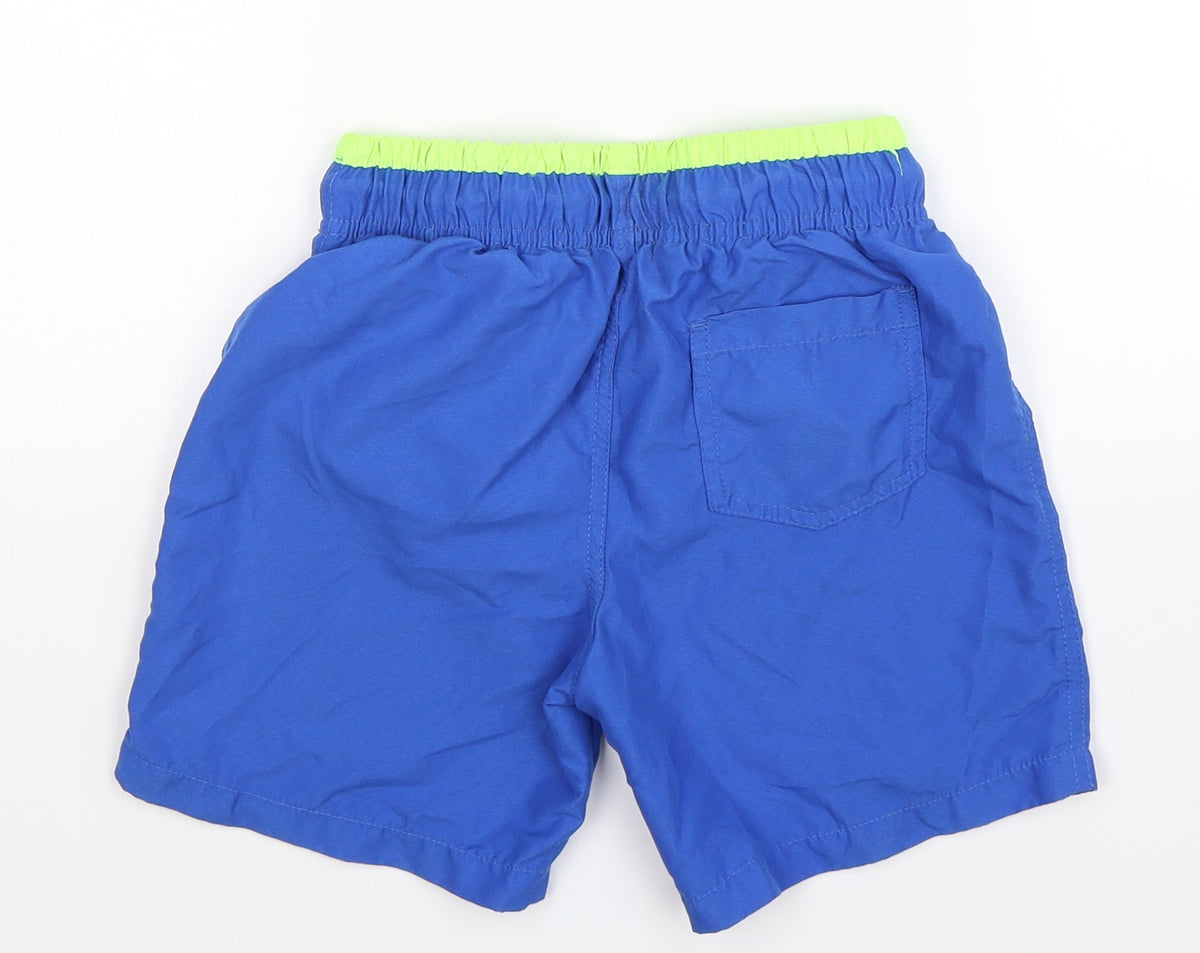 Rebel Boys Blue   Bermuda Shorts Size 8-9 Years
