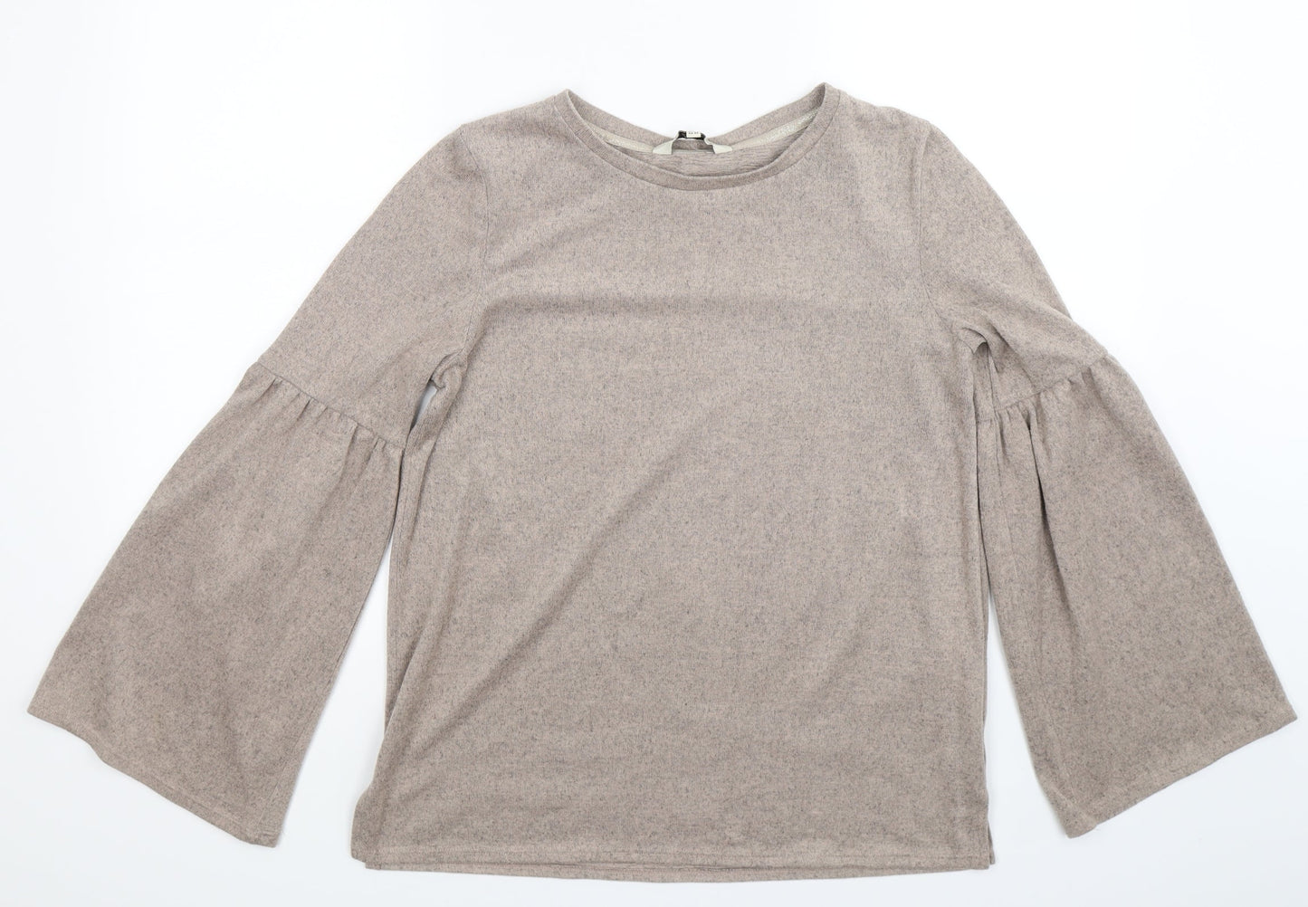 F&F Womens Beige  Knit Pullover Jumper Size 12