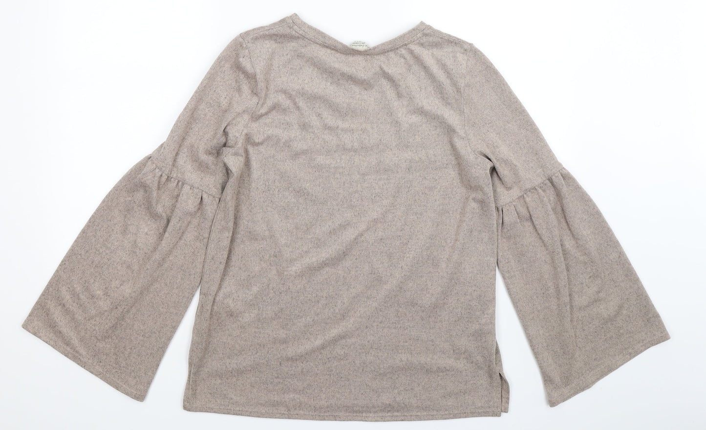 F&F Womens Beige  Knit Pullover Jumper Size 12