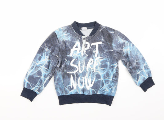 Ativo Boys Blue   Pullover Jumper Size 2 Years