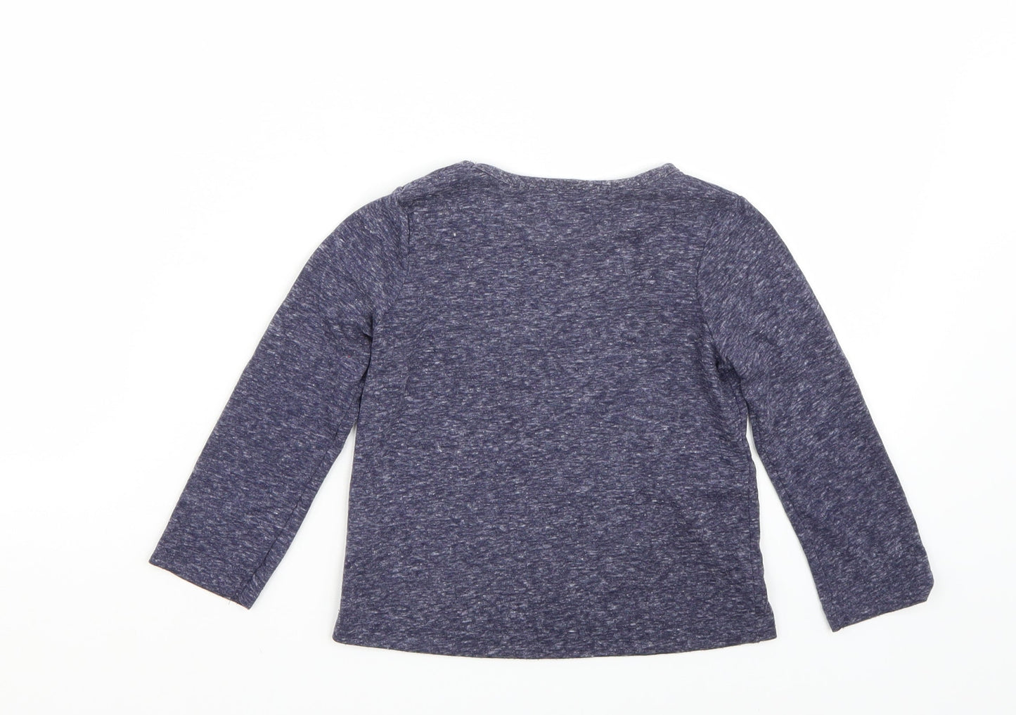 George Girls Blue   Basic T-Shirt Size 2-3 Years