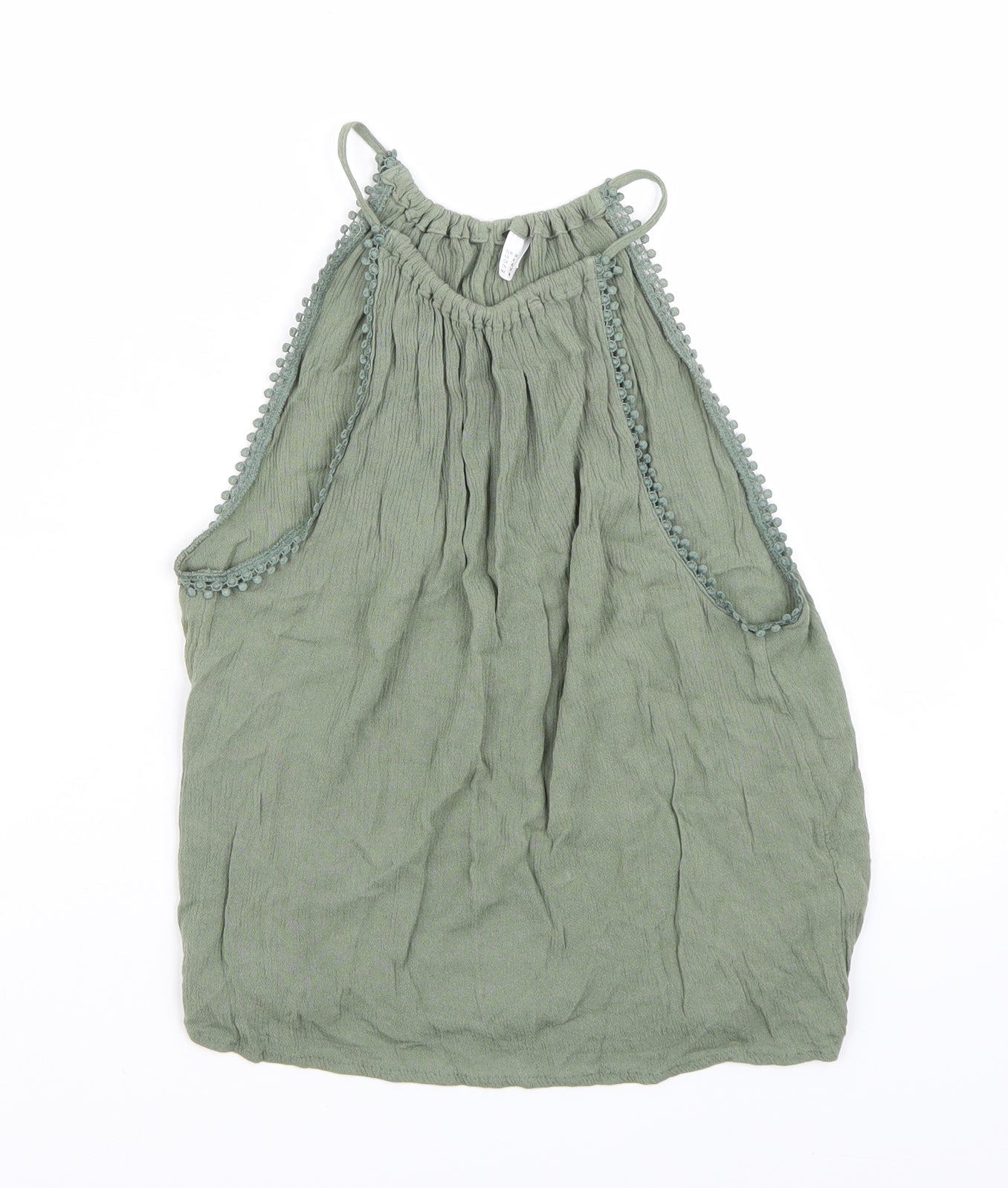 H&M Womens Green   Basic Tank Size 4