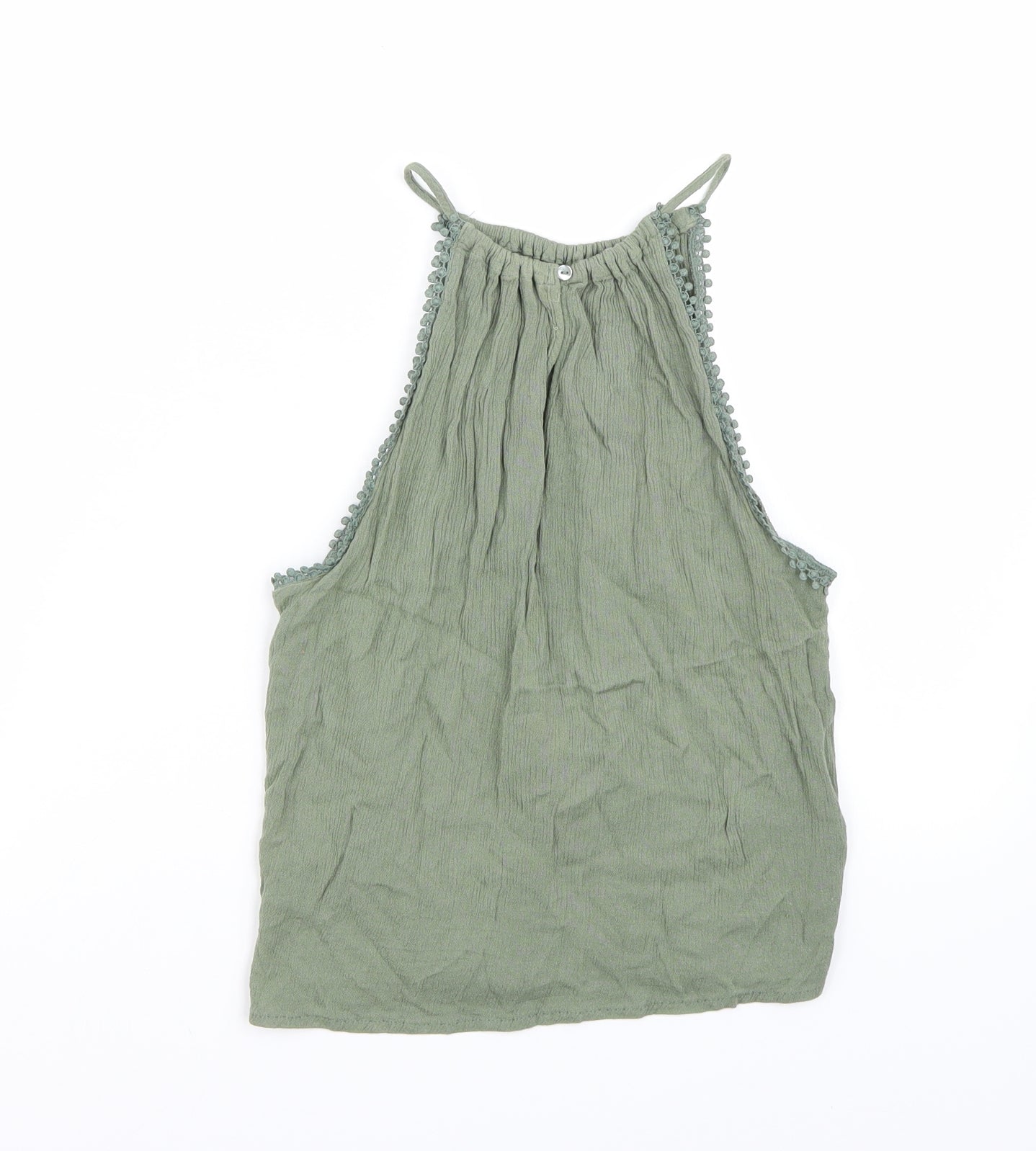 H&M Womens Green   Basic Tank Size 4