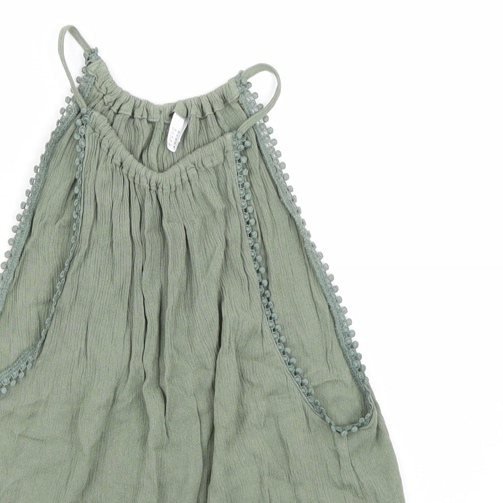 H&M Womens Green   Basic Tank Size 4