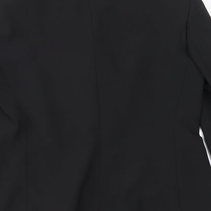 Brand and care label for Per Una women’s black jacket suit jacket, size UK 10
