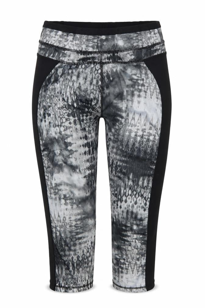 Atmosphere Womens Grey   Cropped Leggings Size 6 L19 in - Abstract