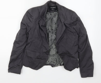 Additional front view of Atmosphere women’s grey jacket suit jacket, size UK 10