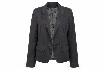 Front view of Atmosphere women’s grey jacket suit jacket, size UK 10