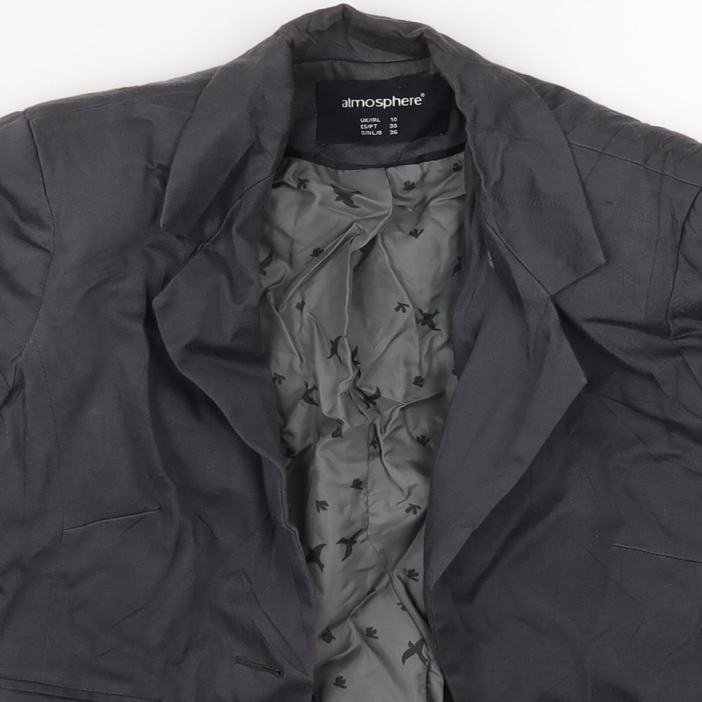 Atmosphere Womens Grey   Jacket Suit Jacket Size 10