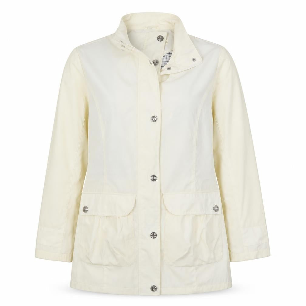 Finesse Womens White   Anorak Coat Size 12  - Cream