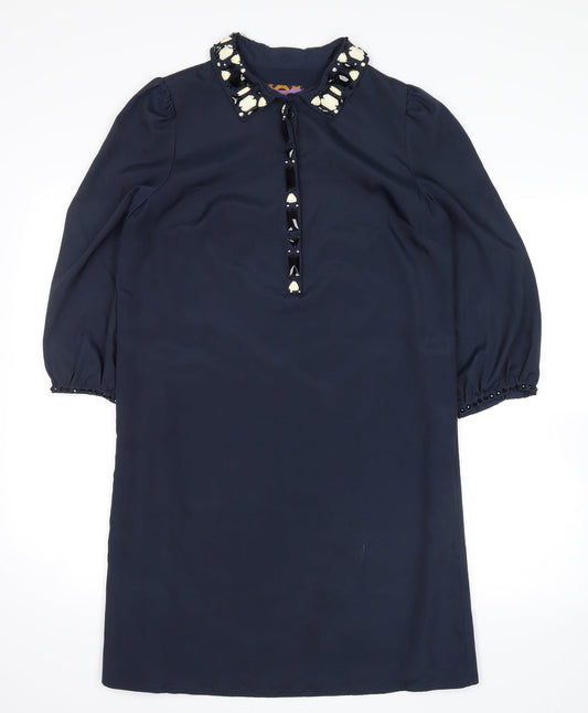 NEXT Womens Blue   Kimono Blouse Size 8
