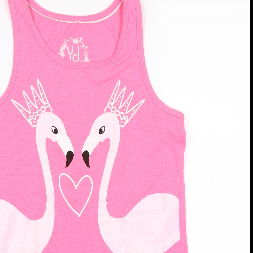 Primark Girls Pink   Basic Tank Size 12-13 Years