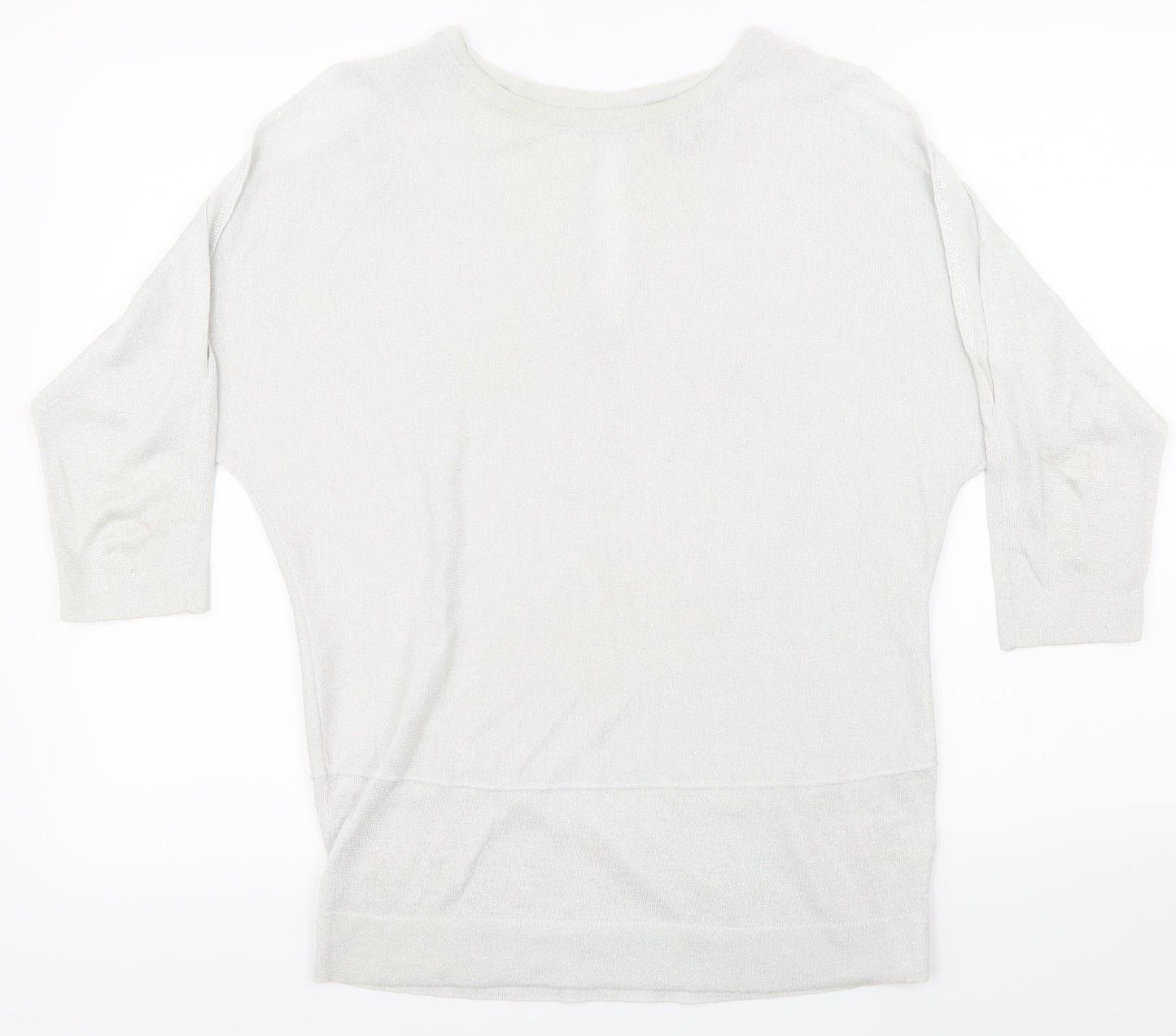 NEXT Womens Silver   Basic T-Shirt Size 8