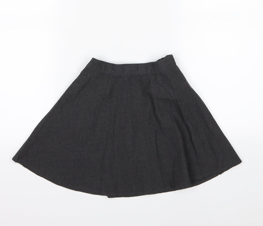 George Girls Grey  Rayon Pleated Skirt Size 4-5 Years