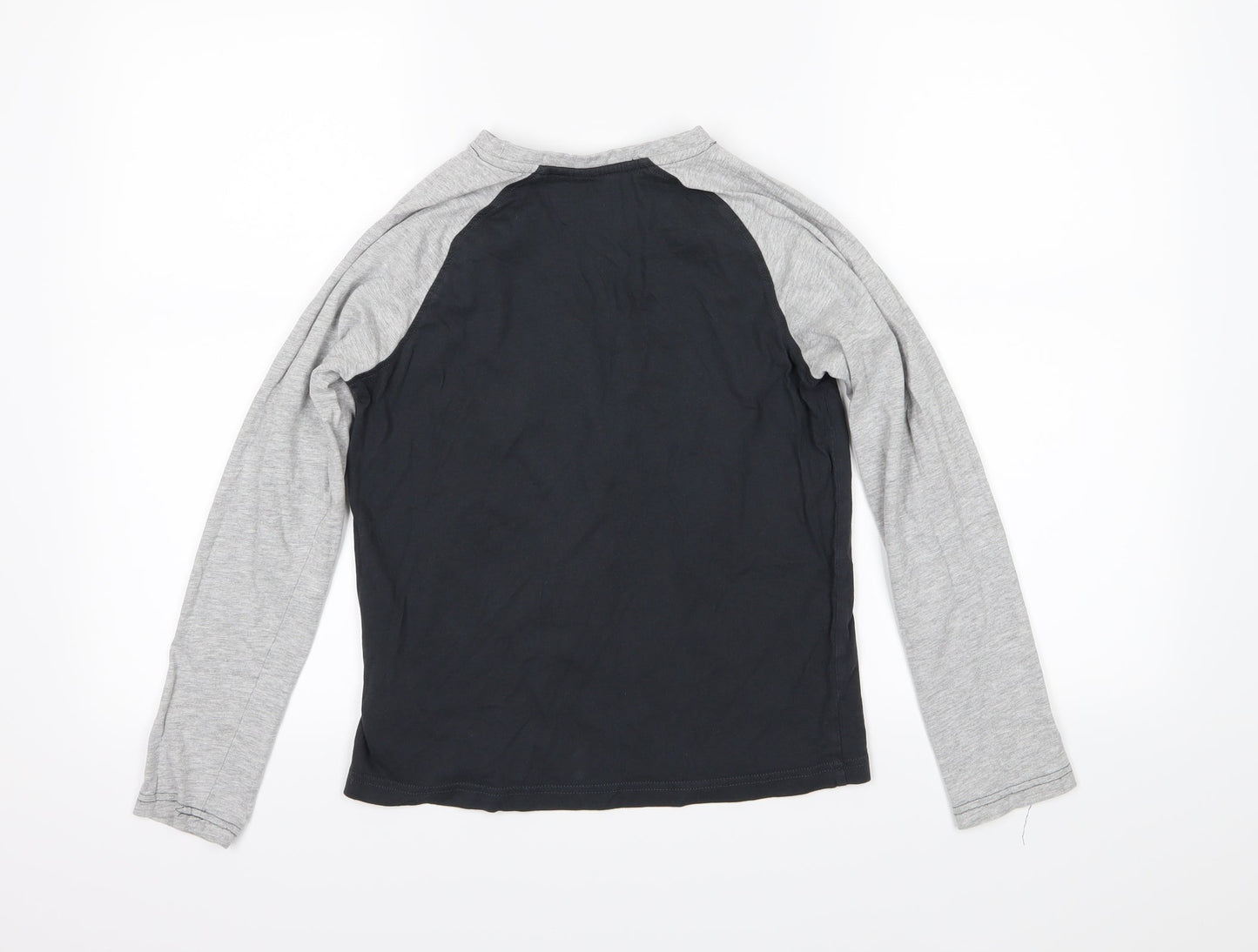 NEXT Boys Black  Jersey  Pyjama Top Size 11 Years  - the floor is lava