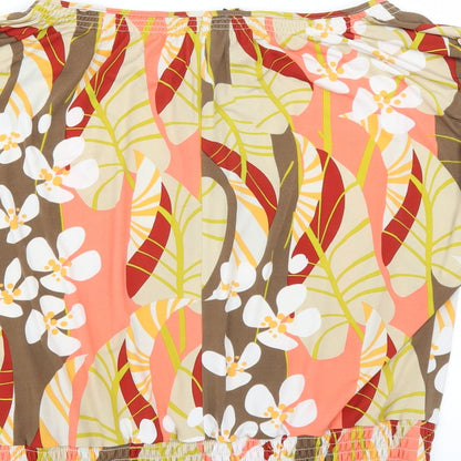 Brand and care label for Skyes the limit women’s multicoloured floral basic blouse, size L