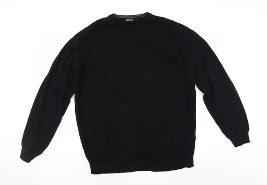 & Brand Mens Black   Pullover Jumper Size XL