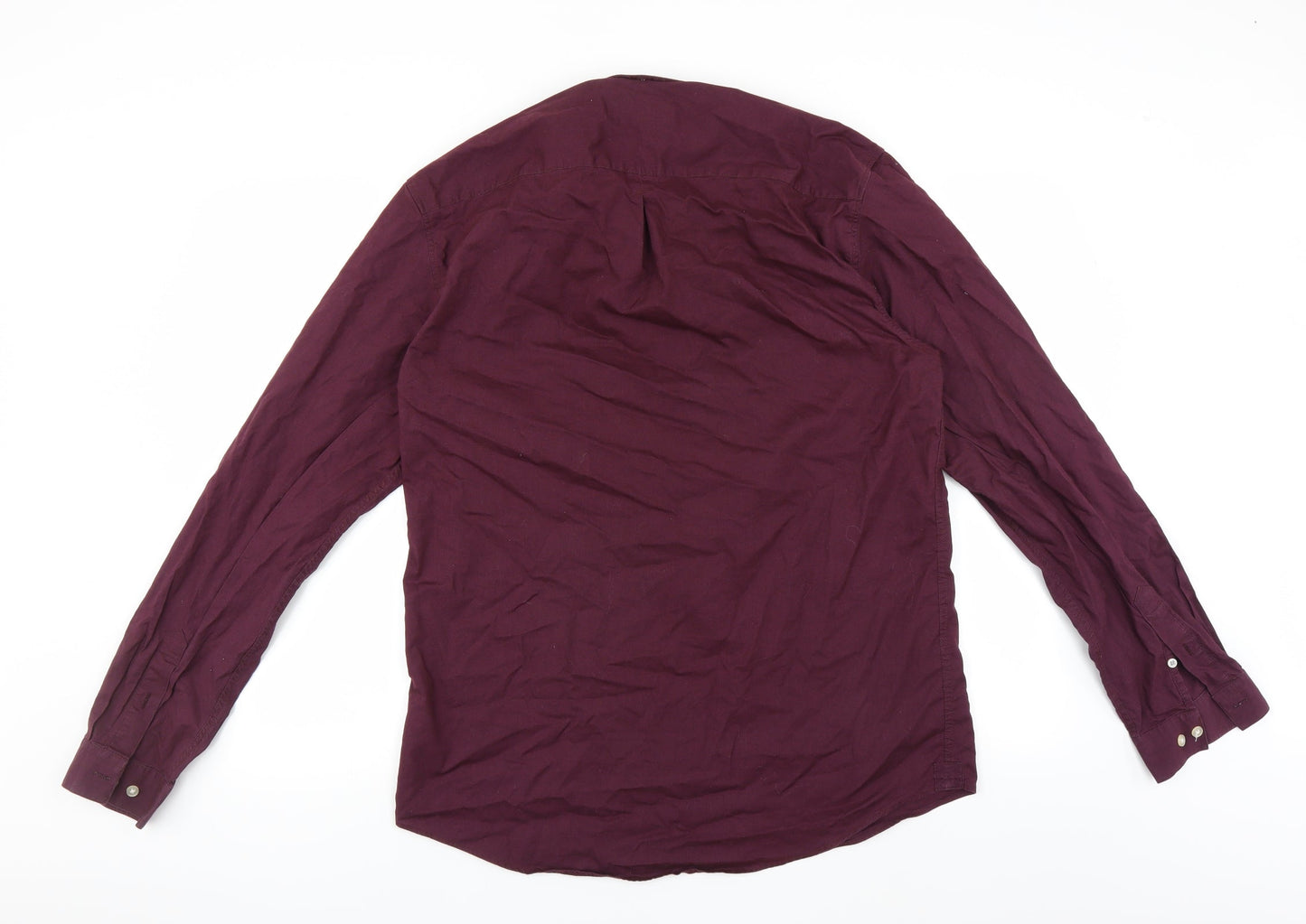 River Island Mens Purple    Button-Up Size L