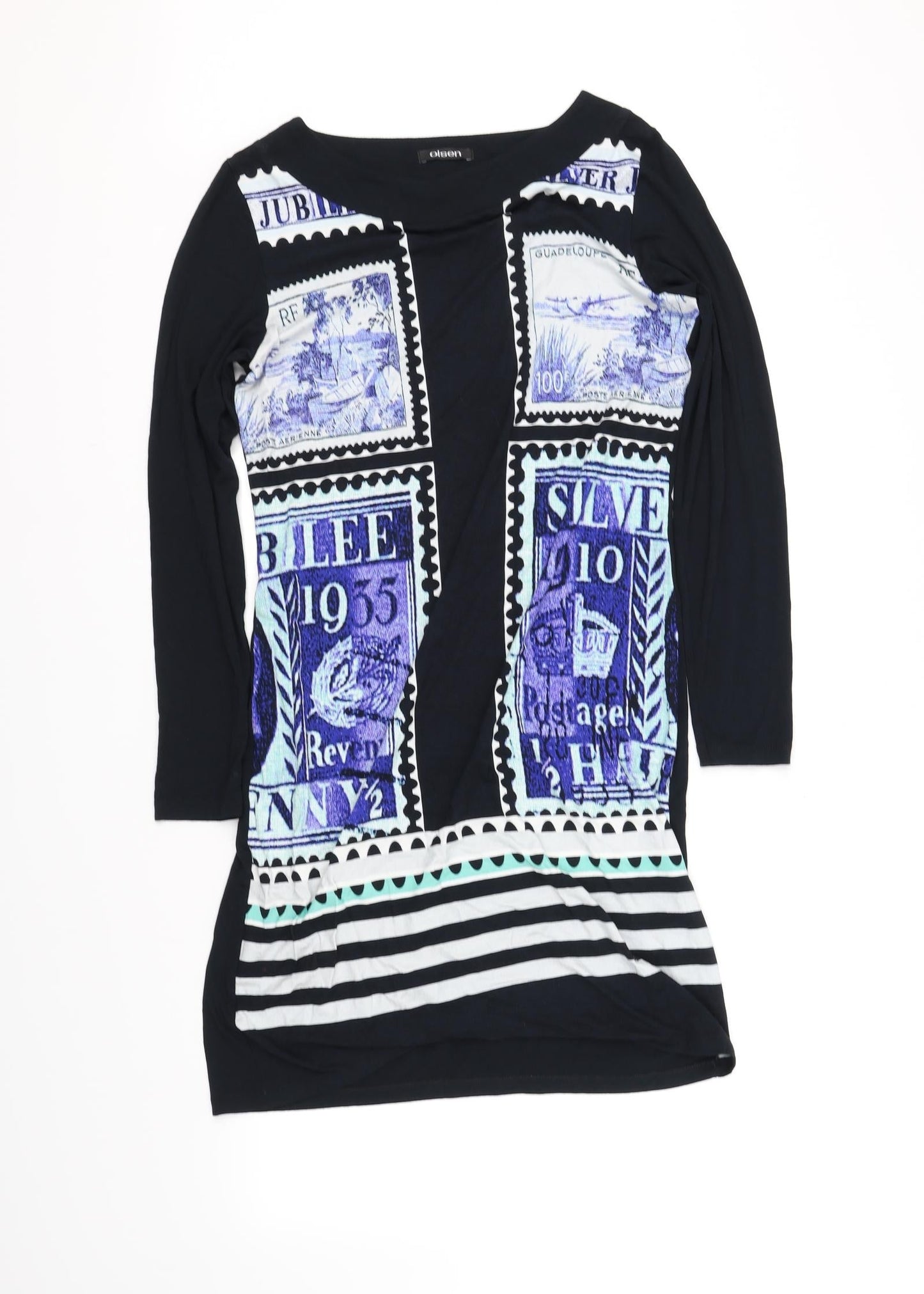 Olsen Womens Black   Fit & Flare  Size 12