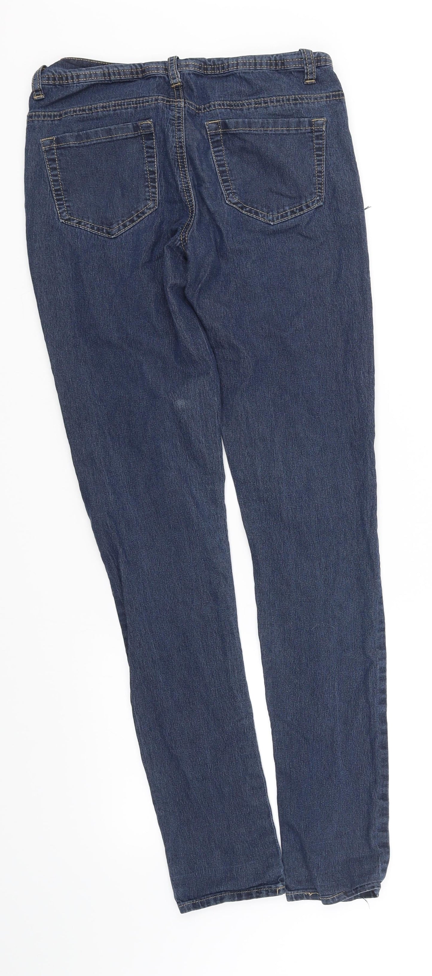 deniem & co Womens Blue   Straight Jeans Size 8 L32 in