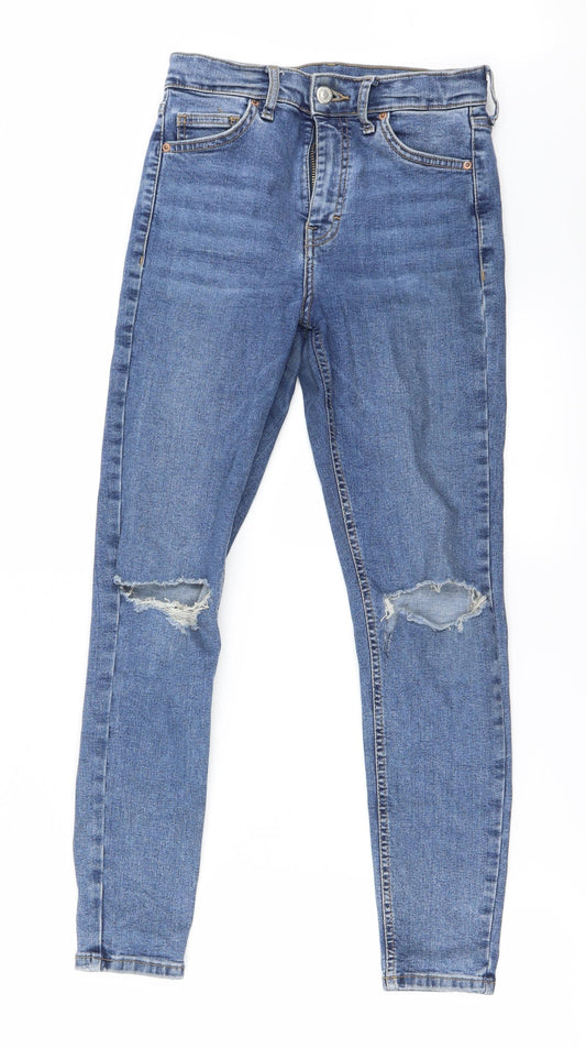 Preworn Womens Blue   Skinny Jeans Size 26 in L30 in