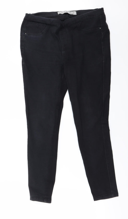 Bullhead Denim Co. Womens Black   Jegging Trousers Size 12 L26 in