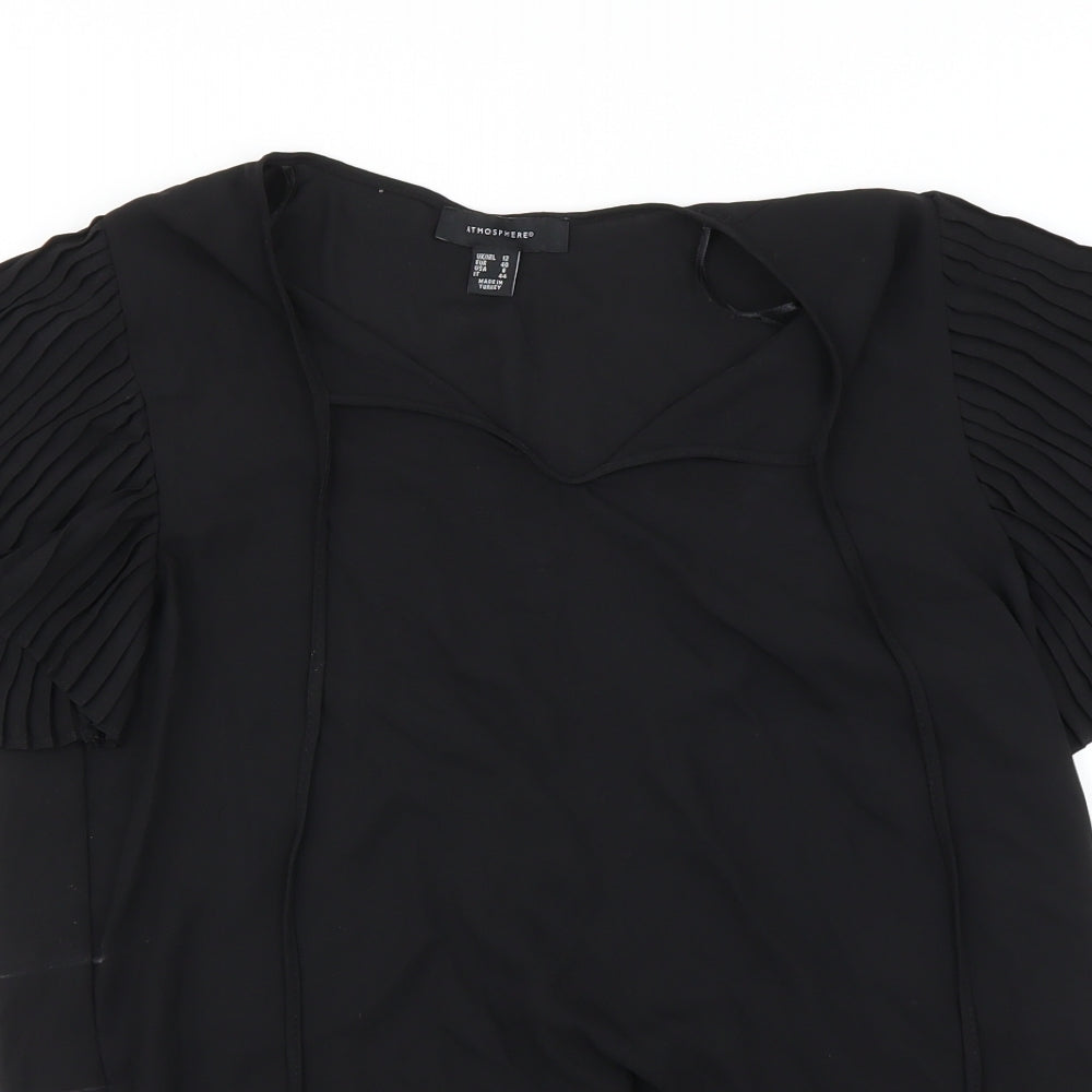 Atmosphere Womens Black   Basic Blouse Size 12