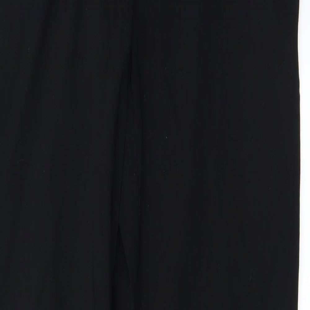 Papaya Womens Black   Trousers  Size 10 L27 in