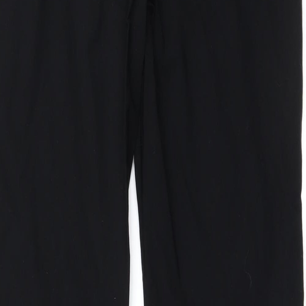 Papaya Womens Black   Trousers  Size 10 L27 in