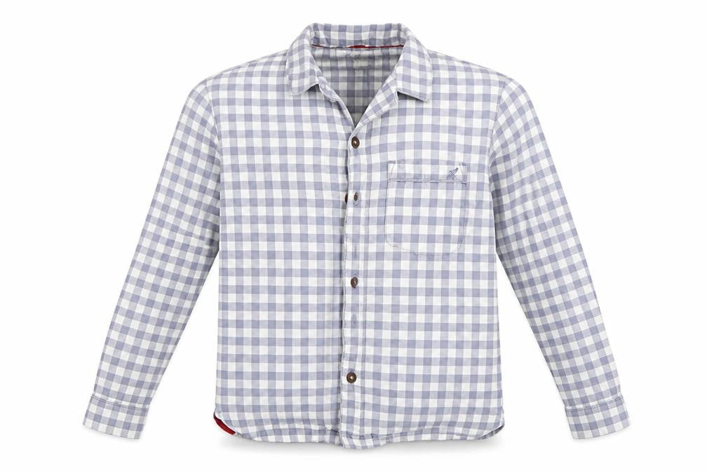 Marks & Spencer Boys Grey   Basic Button-Up Size 9-10 Years
