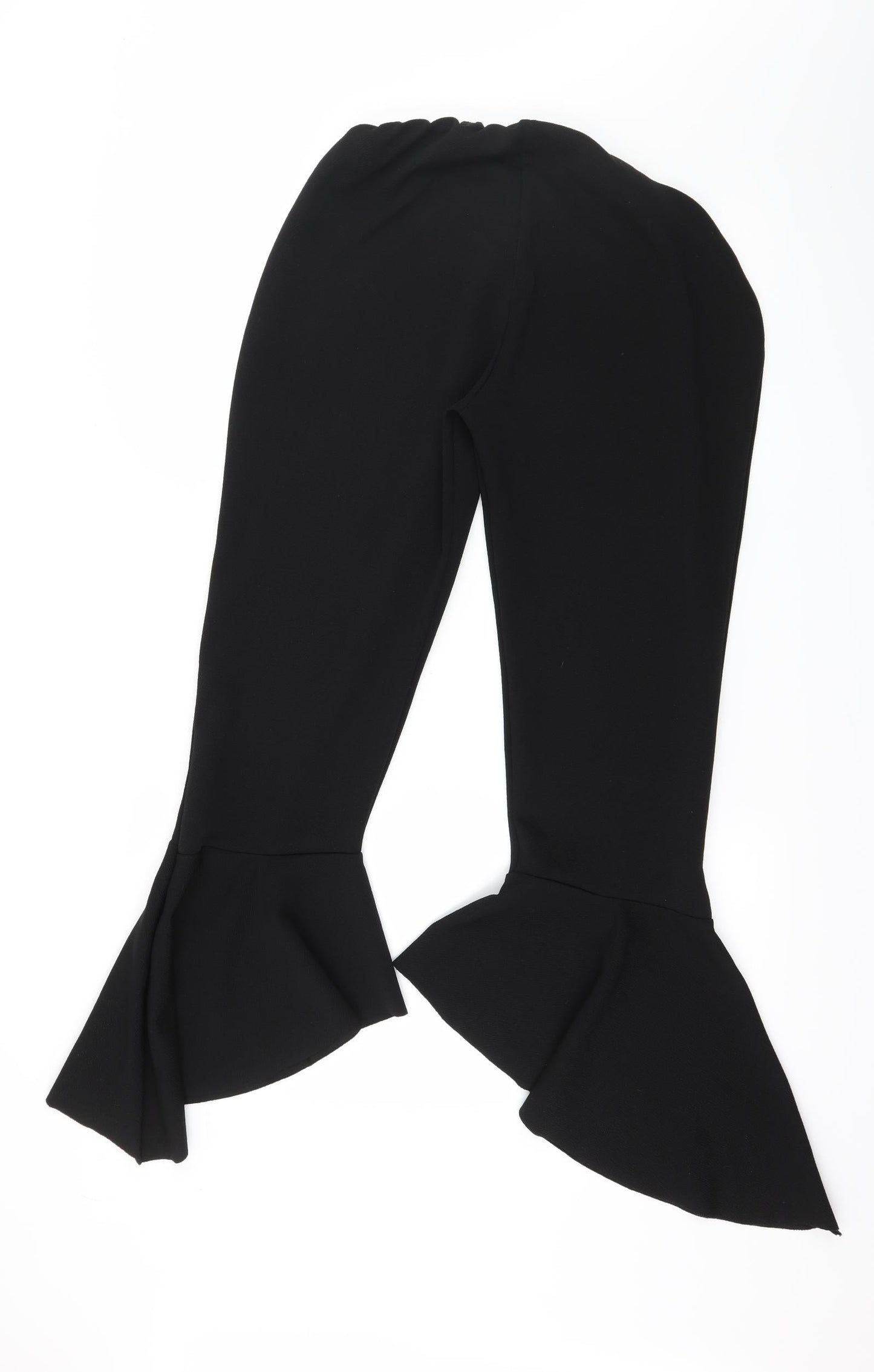 Preworn Womens Black  Jersey Trousers  Size 14 L23 in