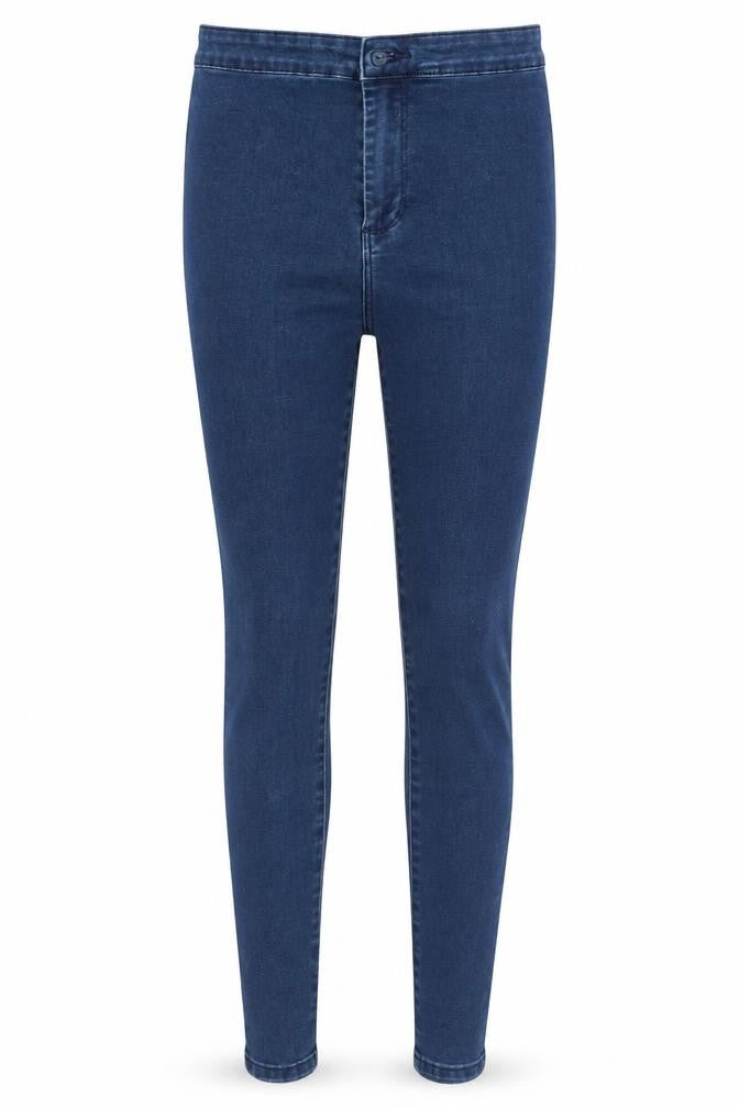 Denim & Co. Womens Blue  Denim Skinny Jeans Size 10 L28 in