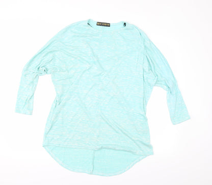Additional front view of QED London women’s green jumper, size M