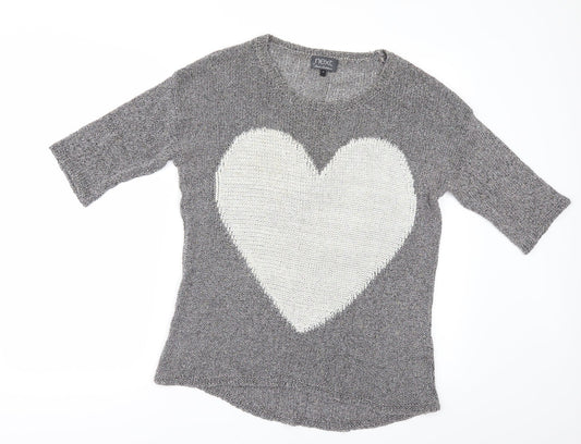 NEXT Womens Silver   Pullover Jumper Size 10
