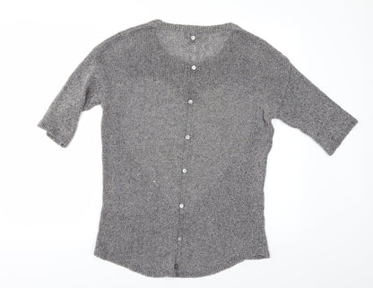 Back view of Next women’s silver jumper, size UK 10