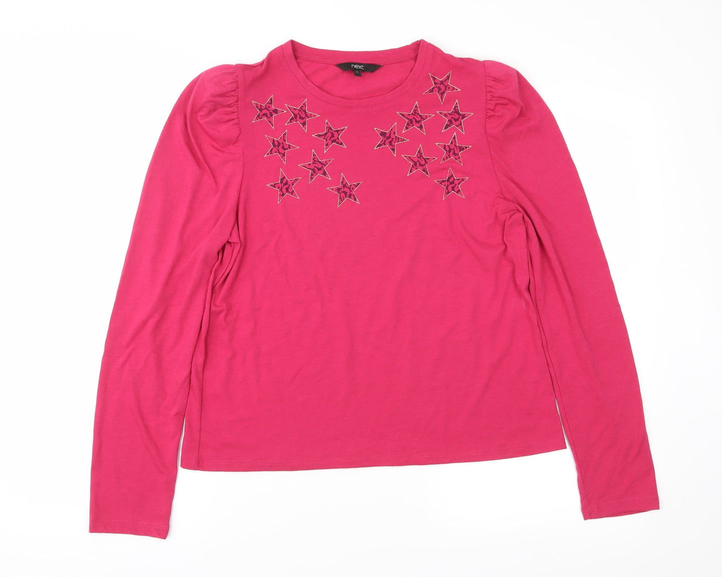 NEXT Womens Pink  Jersey Basic Blouse Size 12