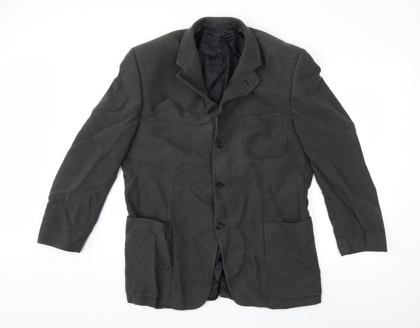 Preworn Mens Grey   Jacket Suit Jacket Size 42