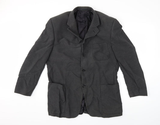 Preworn Mens Grey   Jacket Suit Jacket Size 42