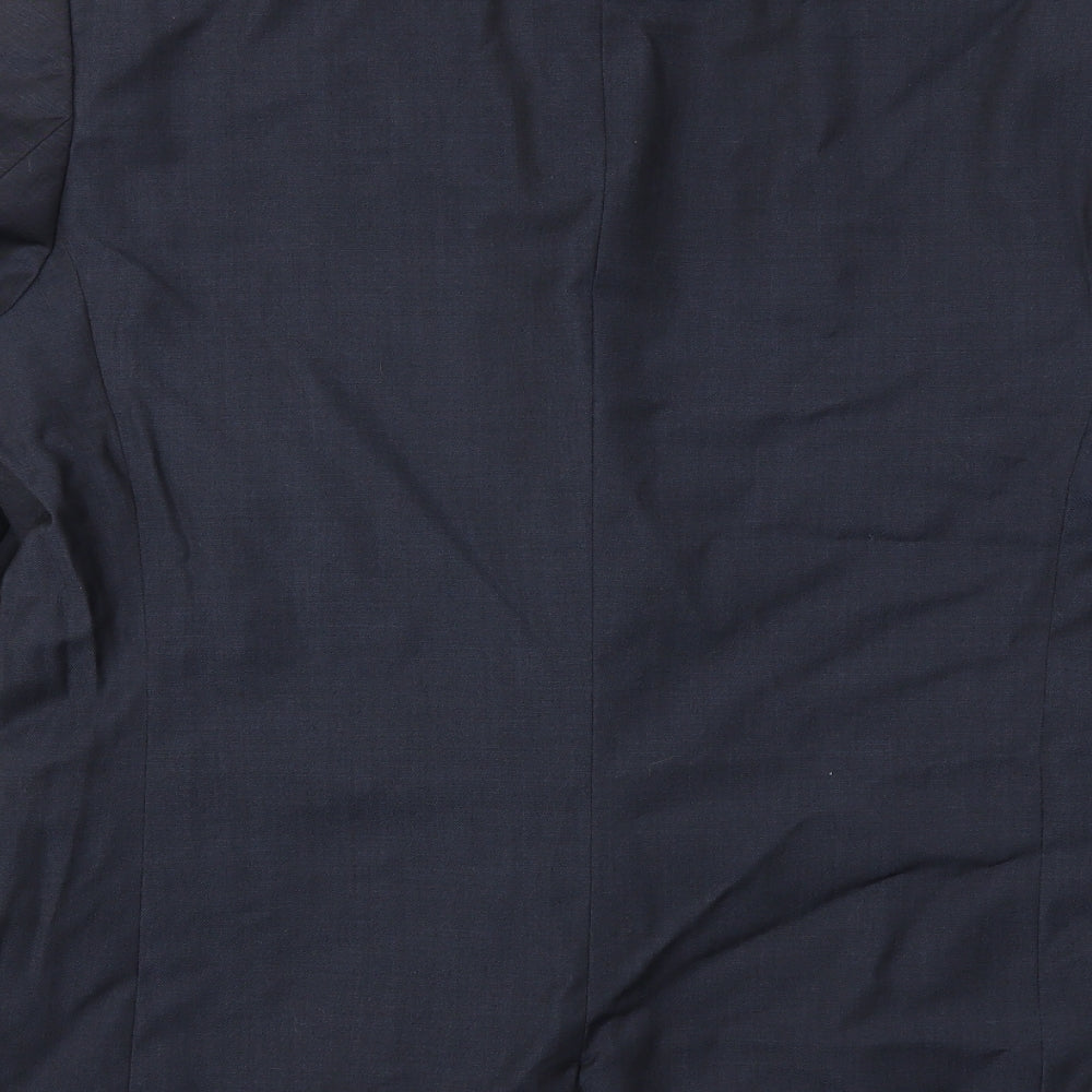 Preworn Mens Blue   Jacket Suit Jacket Size 46