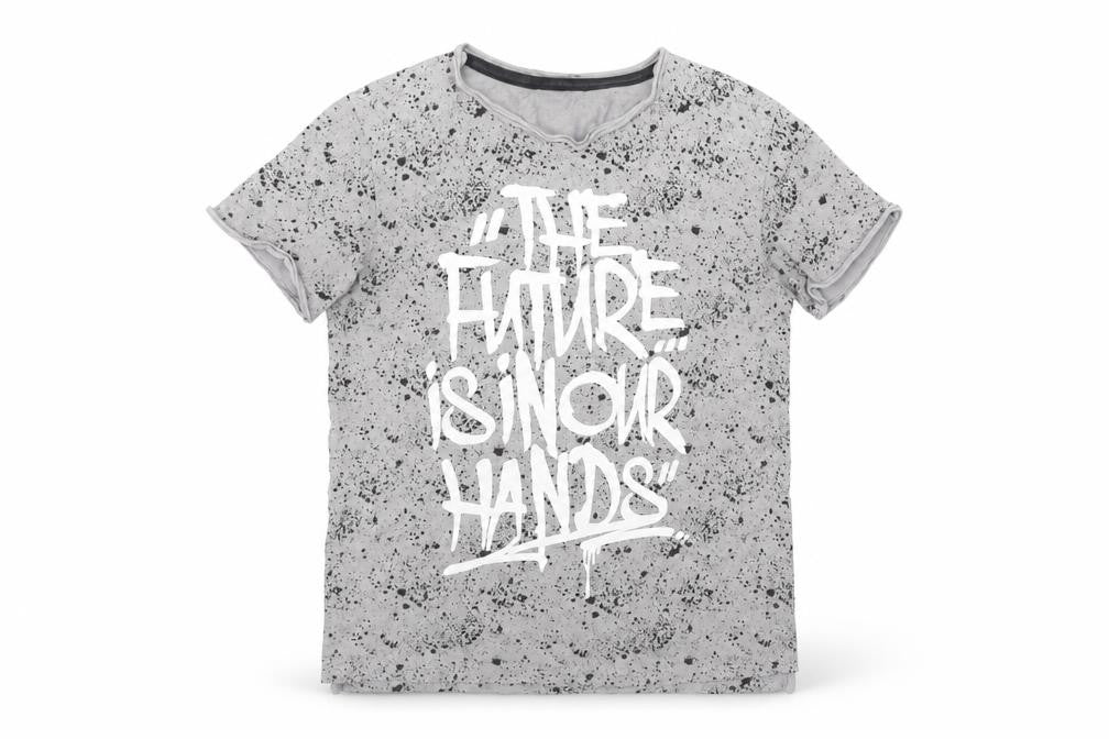 H&M Boys Grey   Basic T-Shirt Size 13 Years