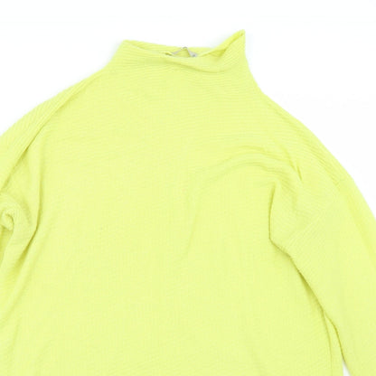 Close-up detail of Tu women’s gold jumper, size UK 14