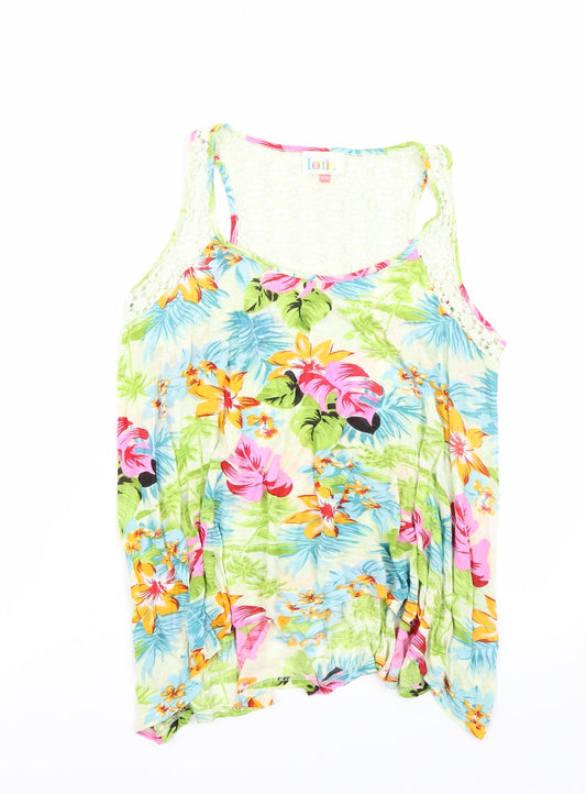 Lottie Womens Blue   Basic Tank Size 8