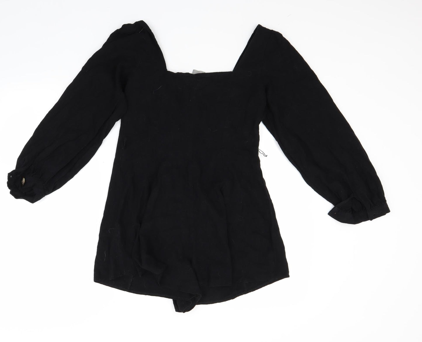 ASOS Womens Black   Basic Button-Up Size 8