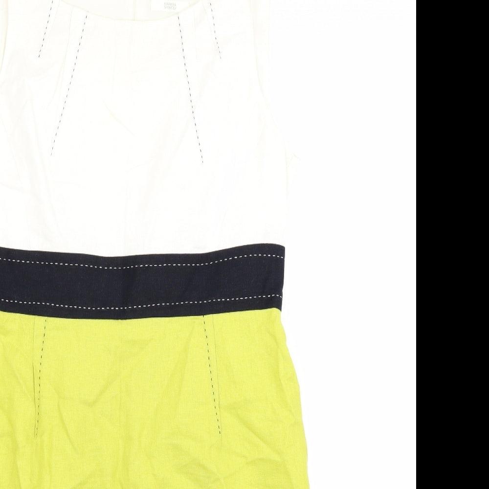 Marks and Spencer Womens Multicoloured   A-Line  Size 14