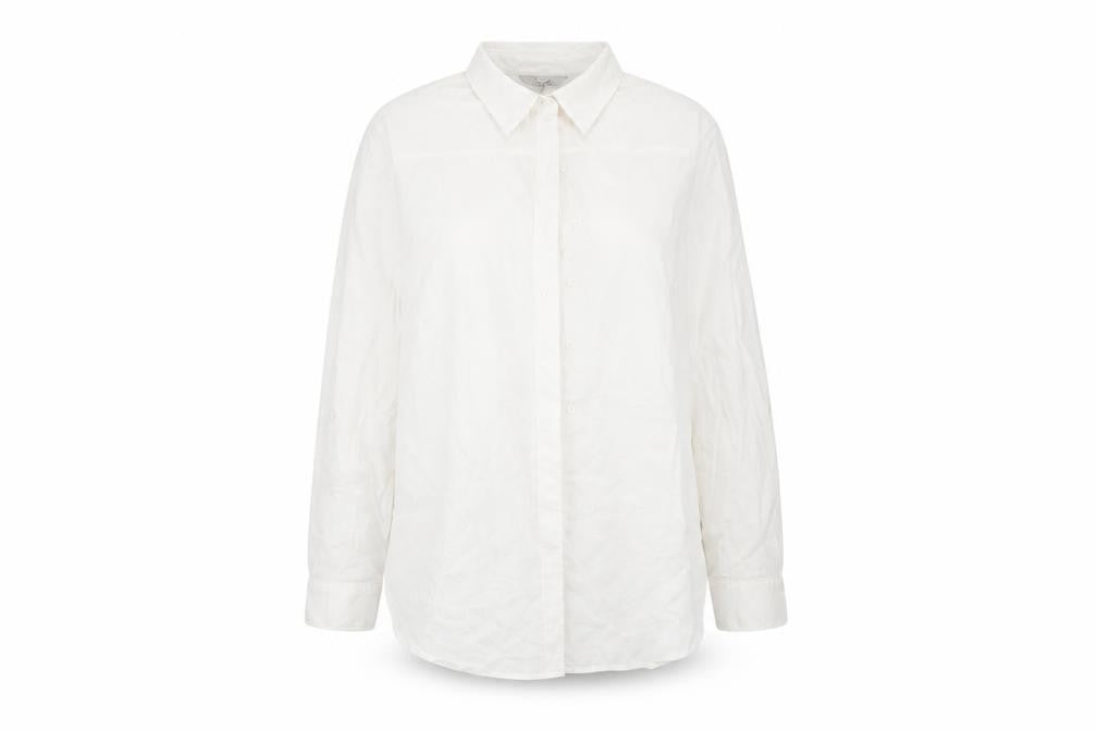 Peacocks Womens White Striped  Basic Button-Up Size 16