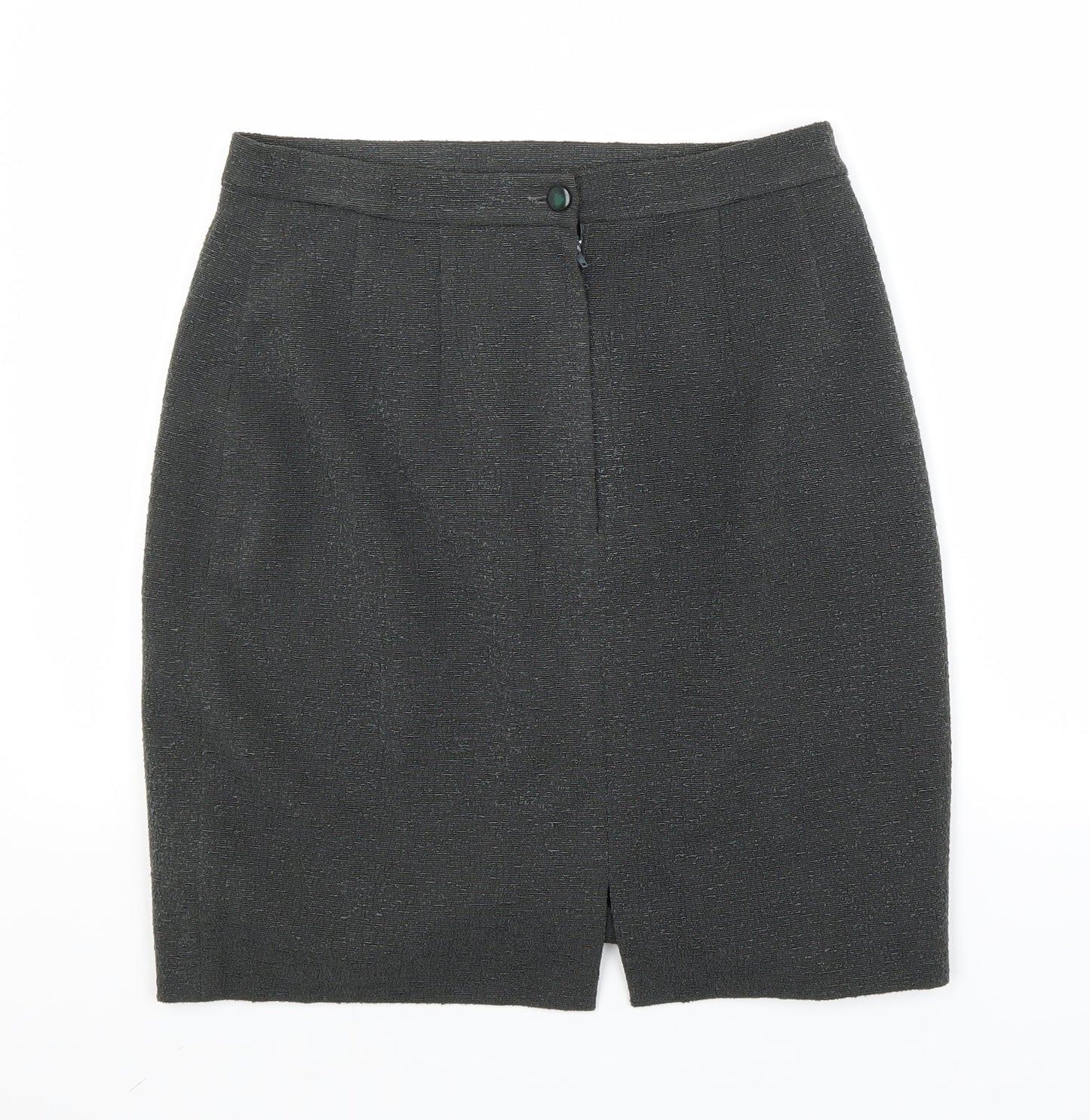 Preworn Womens Green   A-Line Skirt Size 12